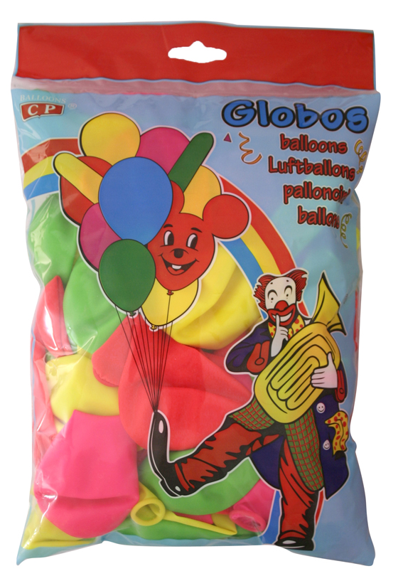 10 Pzas/Bolsa De Globos De Neón De 12 Pulgadas/Fluorescentes