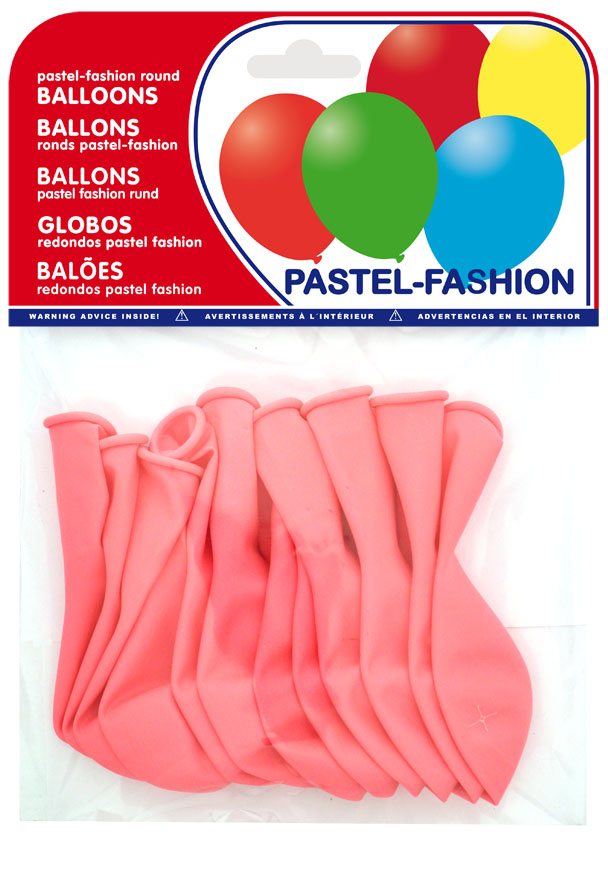 Pack of 12 pink balloons ref. 20404
